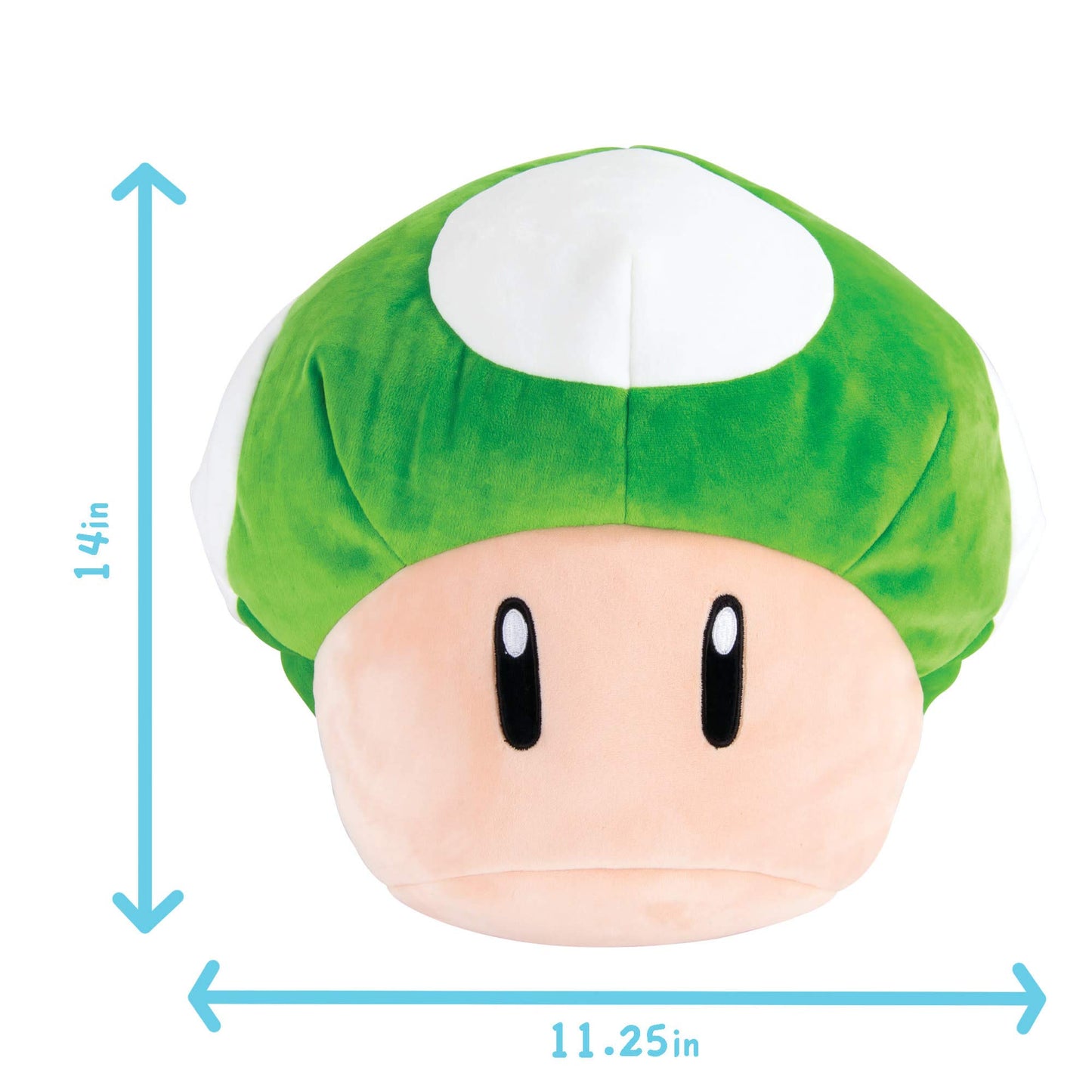 Club Mocchi- Mocchi- Nintendo Super Mario Plush - 1Up Mushroom Plushie - Collectible Squishy Plushies - 15 Inch