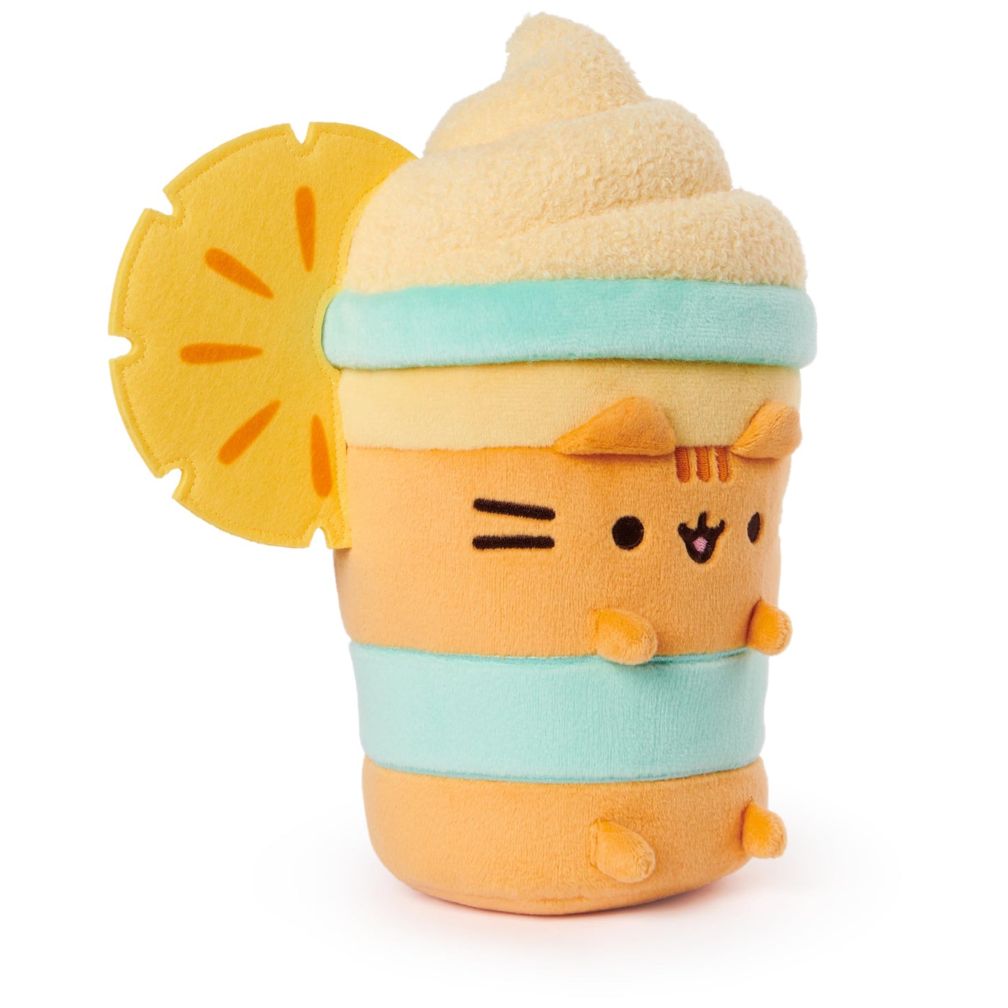 GUND Pusheen Pineapple Float Plush, Cat Stuffed Animal for Ages 8 and Up, Orange, 9.5”