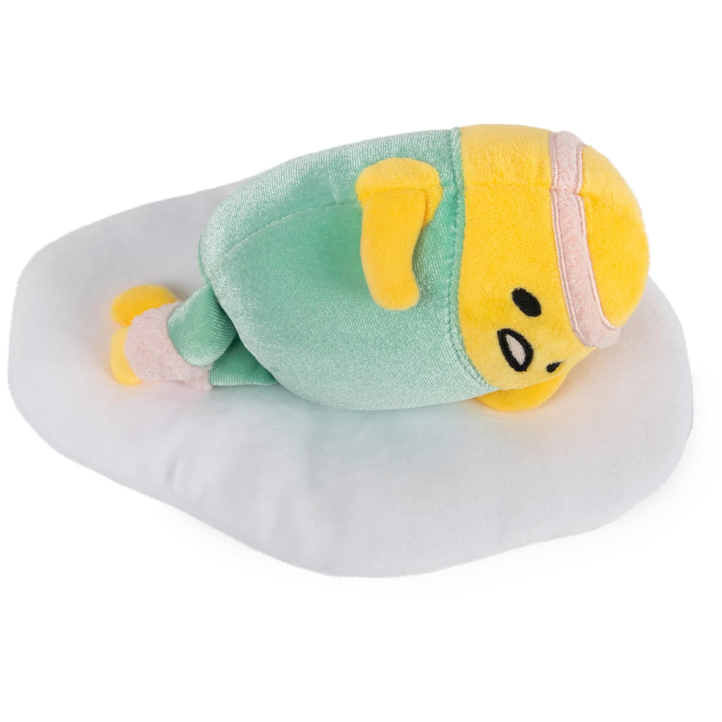 GUND Sanrio Gudetama The Lazy Egg Stuffed Animal, Eggercise Gudetama Valentine's Plushie, Plush Toy for Ages 8 and Up, 5”