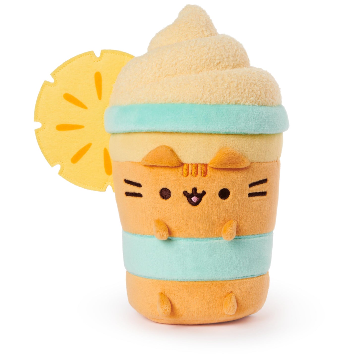 GUND Pusheen Pineapple Float Plush, Cat Stuffed Animal for Ages 8 and Up, Orange, 9.5”