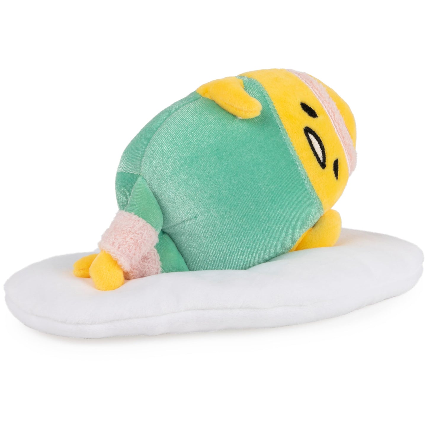 GUND Sanrio Gudetama The Lazy Egg Stuffed Animal, Eggercise Gudetama Valentine's Plushie, Plush Toy for Ages 8 and Up, 5”