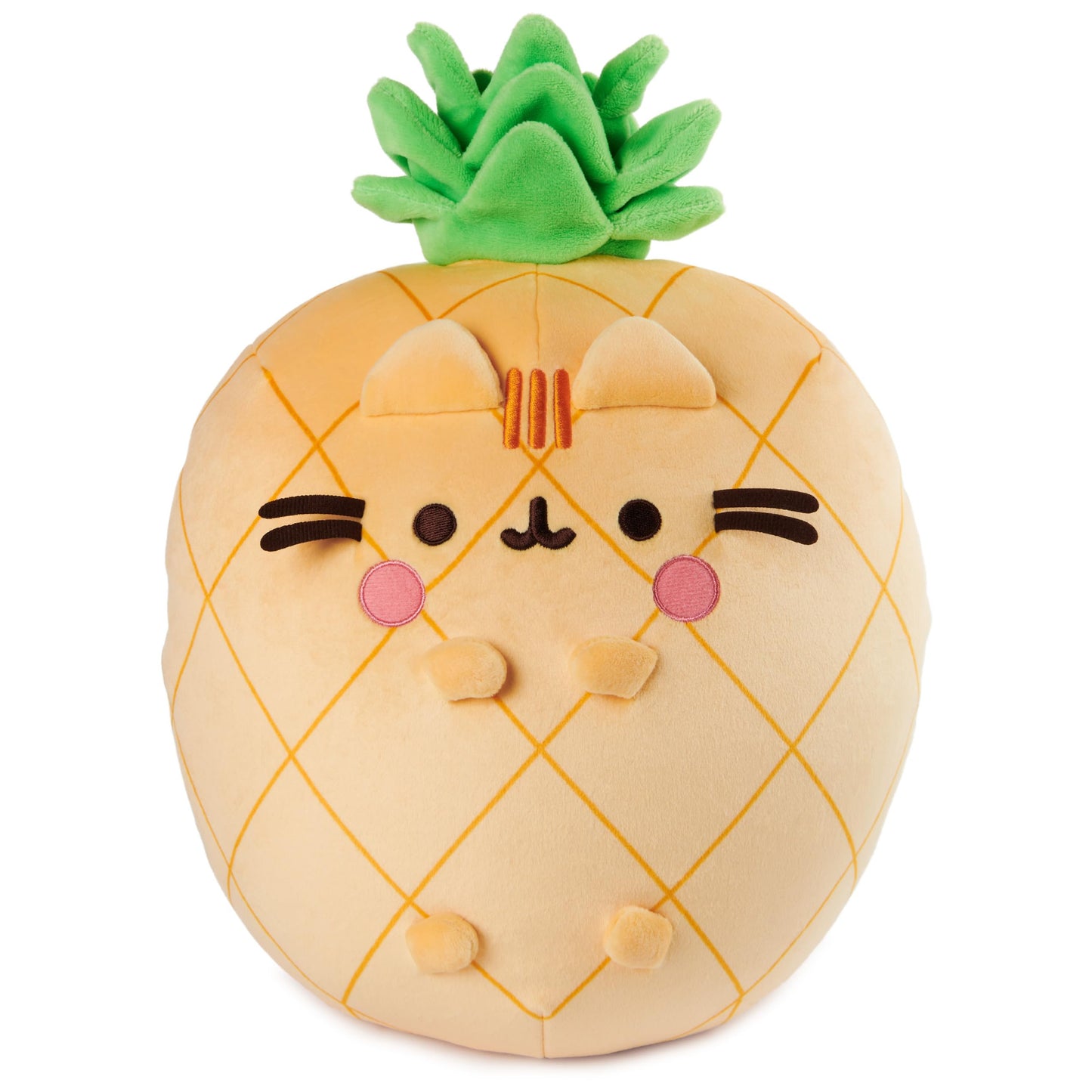 GUND Pusheen Pineapple Scented Squisheen Plush, Squishy Toy Stuffed Animal for Ages 8 and Up, Yellow, 11