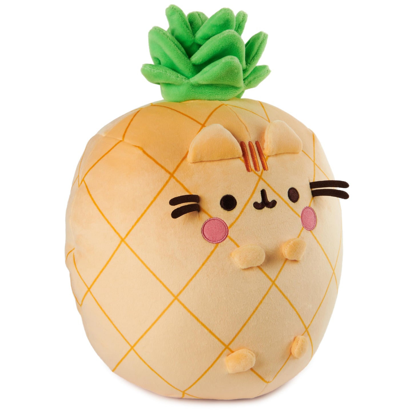 GUND Pusheen Pineapple Scented Squisheen Plush, Squishy Toy Stuffed Animal for Ages 8 and Up, Yellow, 11