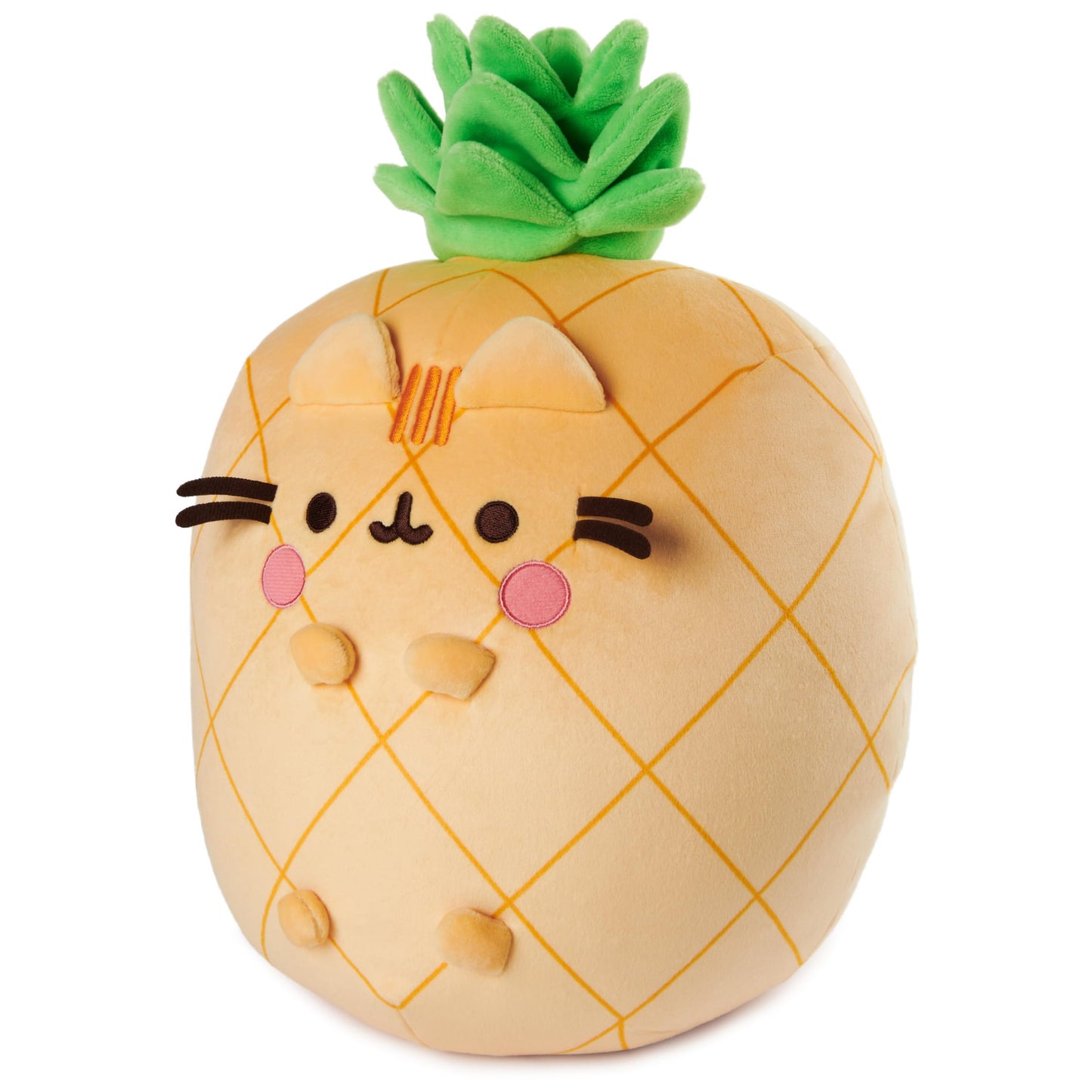 GUND Pusheen Pineapple Scented Squisheen Plush, Squishy Toy Stuffed Animal for Ages 8 and Up, Yellow, 11