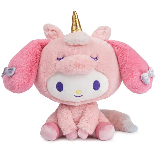 GUND Sanrio My Melody Unicorn Plush Toy, Premium Stuffed Animal for Ages 1 and Up, Pink, 9.5”