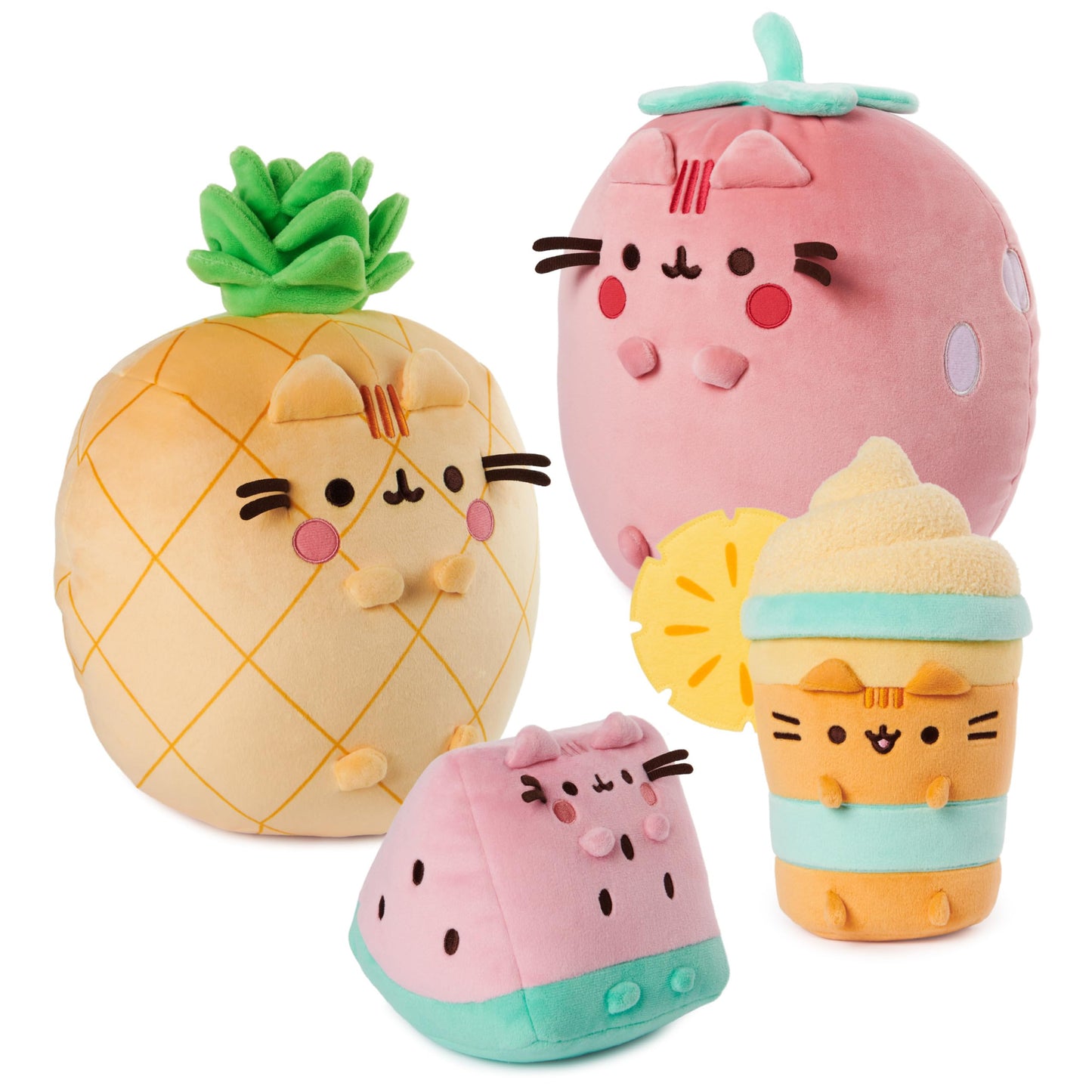 GUND Pusheen Pineapple Scented Squisheen Plush, Squishy Toy Stuffed Animal for Ages 8 and Up, Yellow, 11