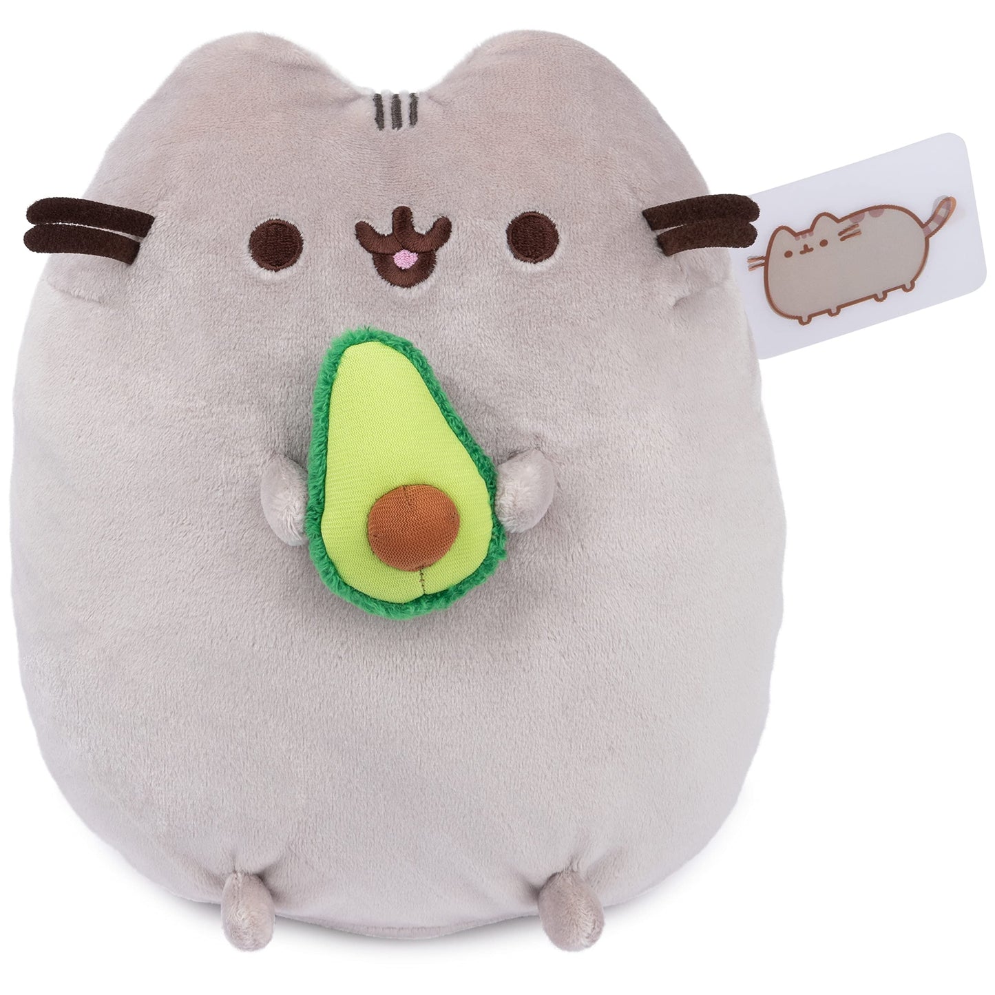 GUND Pusheen Snackable Avocado Plush, Stuffed Animal for Ages 8 and Up, 9.5”, Gray