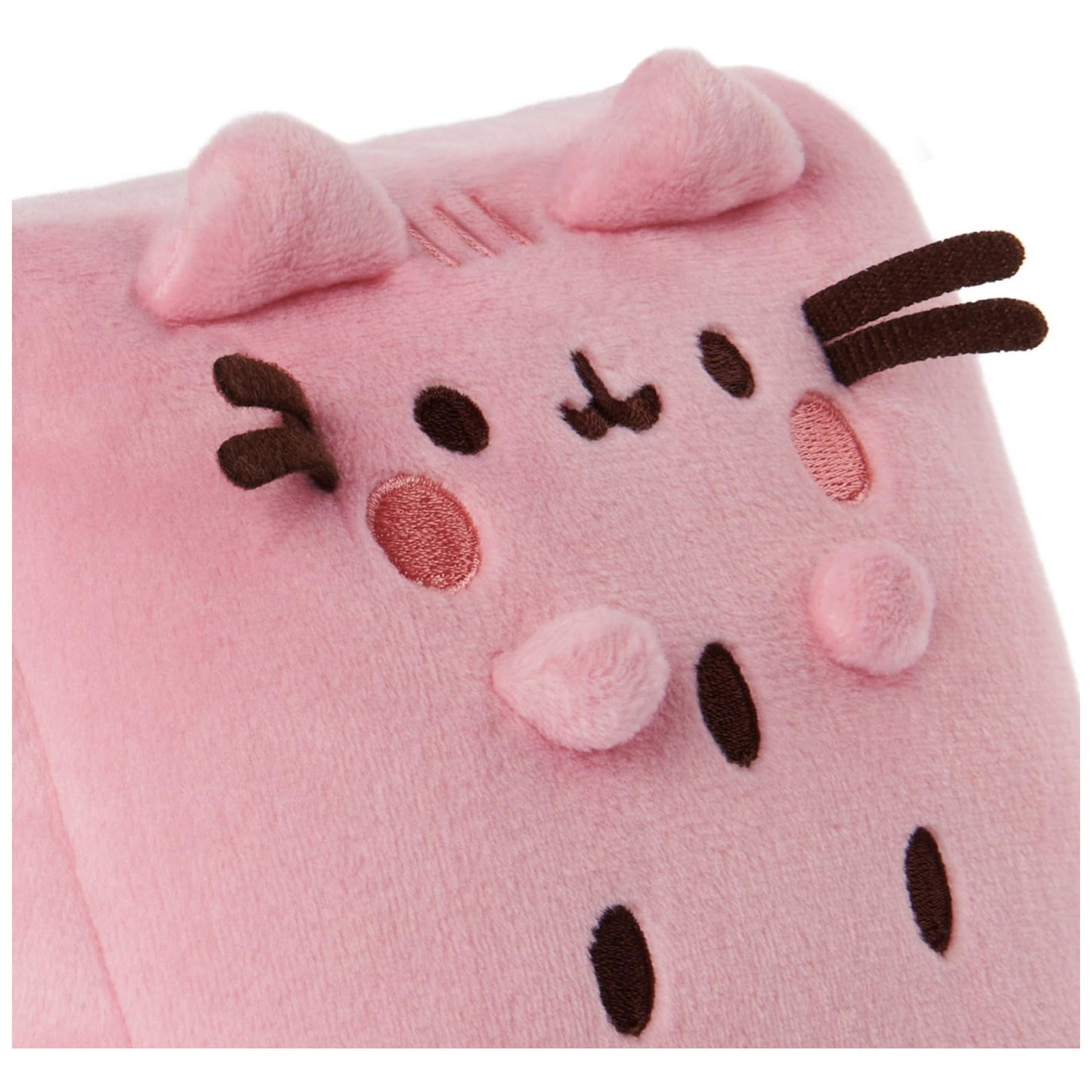 GUND Pusheen Watermelon Plush, Cat Stuffed Animal for Ages 8 and Up, Pink/Green, 6”