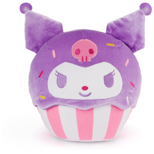 GUND Sanrio Hello Kitty and Friends Kuromi Cupcake Plush, Stuffed Animal for Ages 1 and Up, Purple/White, 8”