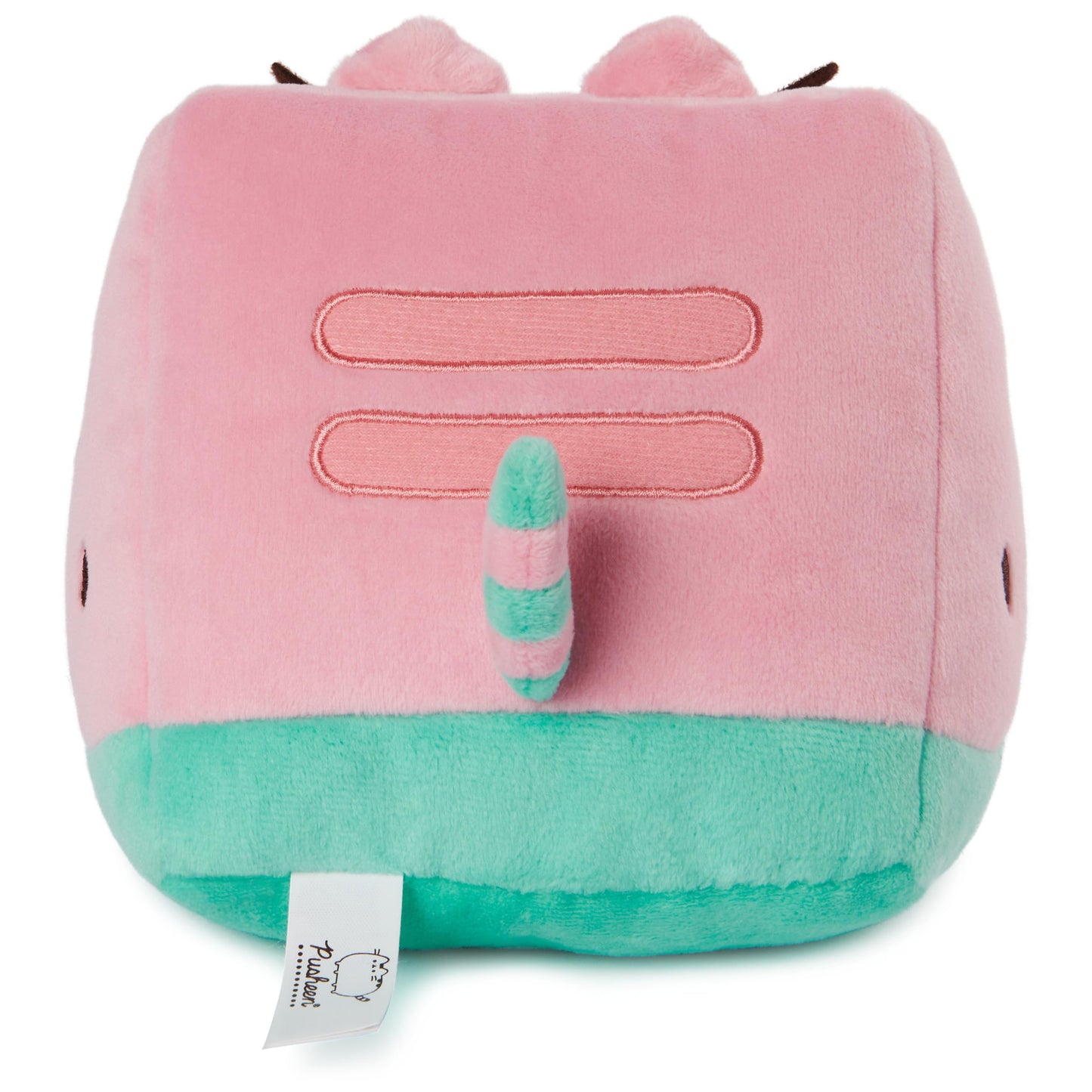 GUND Pusheen Watermelon Plush, Cat Stuffed Animal for Ages 8 and Up, Pink/Green, 6”