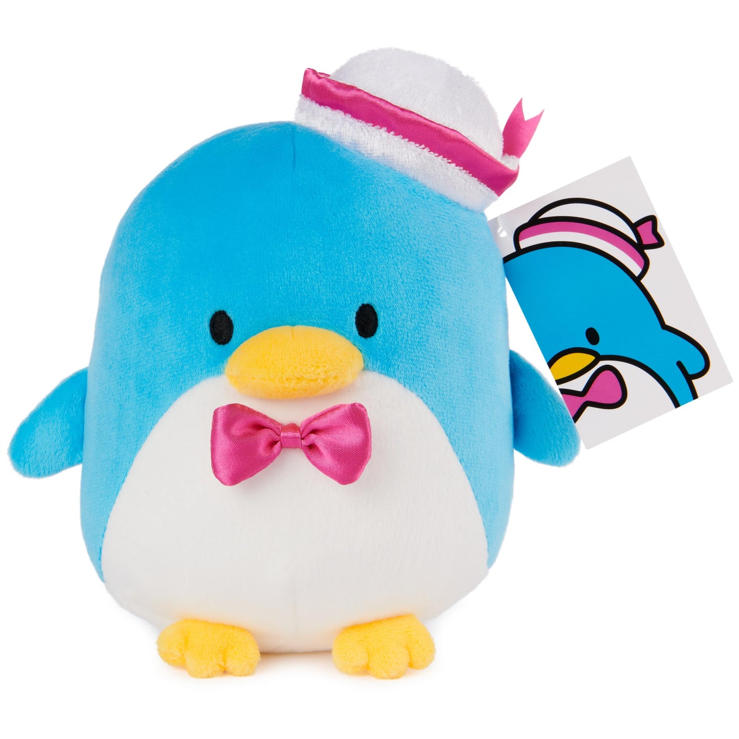 GUND Sanrio Tuxedo Sam Plush, Penguin Stuffed Animal for Ages 1 and Up, Blue, 6”