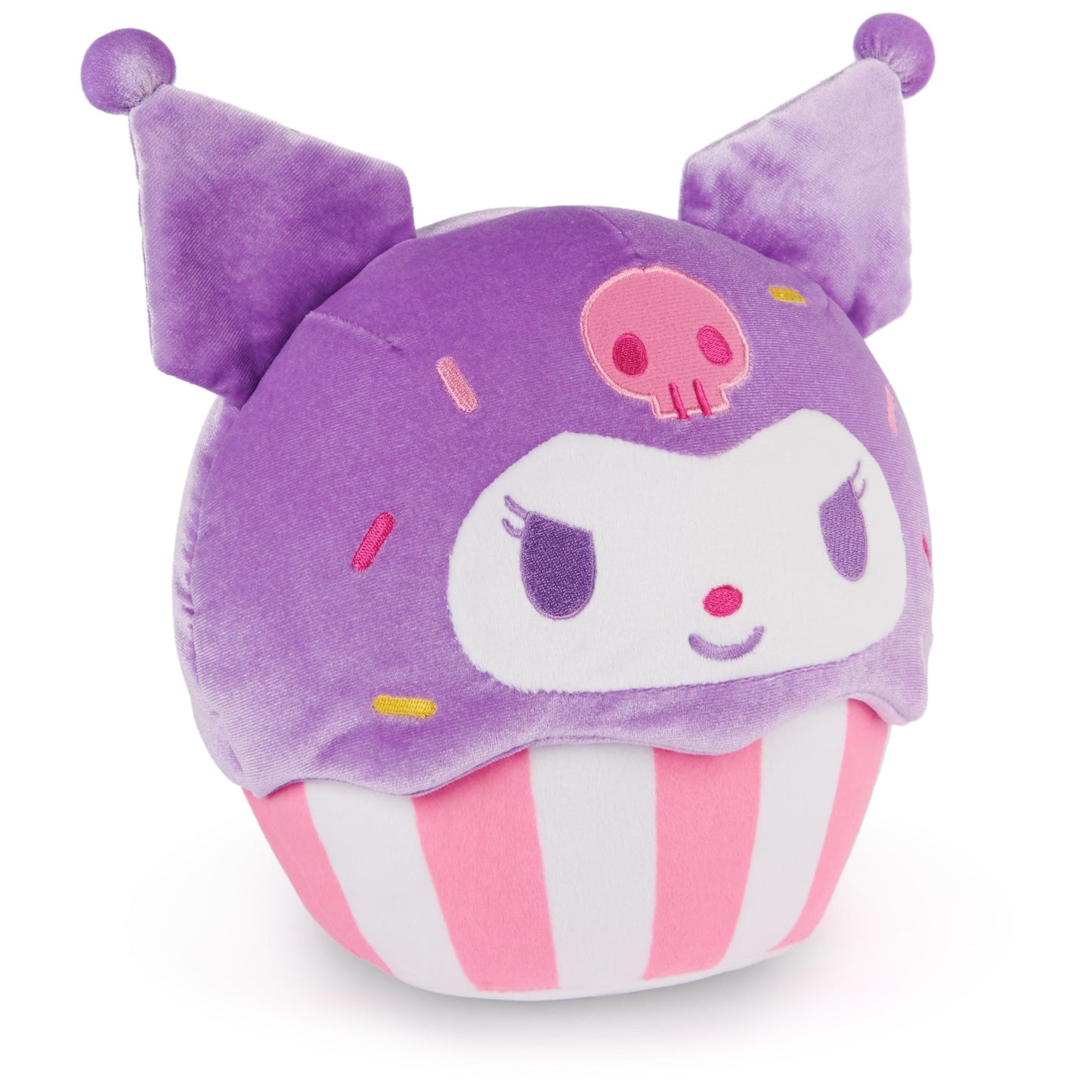 GUND Sanrio Hello Kitty and Friends Kuromi Cupcake Plush, Stuffed Animal for Ages 1 and Up, Purple/White, 8”