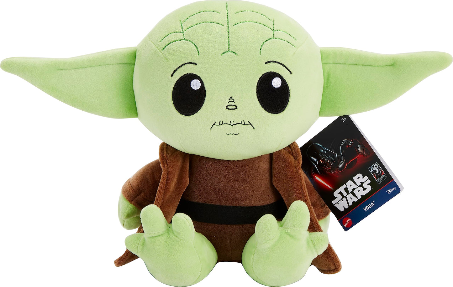 Star Wars Return of the Jedi Plush Toy, Snug Club Yoda Soft Character Doll, 40th Anniversary, Approx. 7-Inch