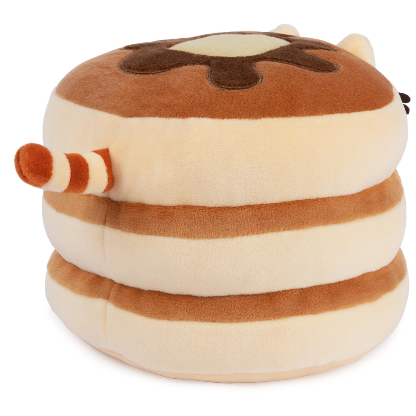 GUND Pusheen The Cat Pancake Squisheen Plush, Squishy Toy Stuffed Animal for Ages 8 and Up, Brown, 6”