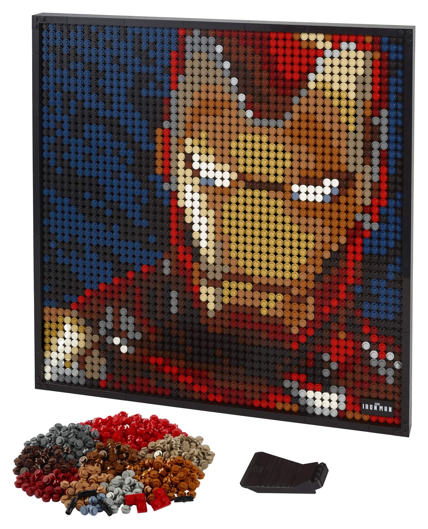 LEGO Art Marvel Studios Iron Man 31199 Building Kit for Adults; A Creative Wall Art Set Featuring Iron Man That Makes an Awesome Gift (3,167 Pieces)